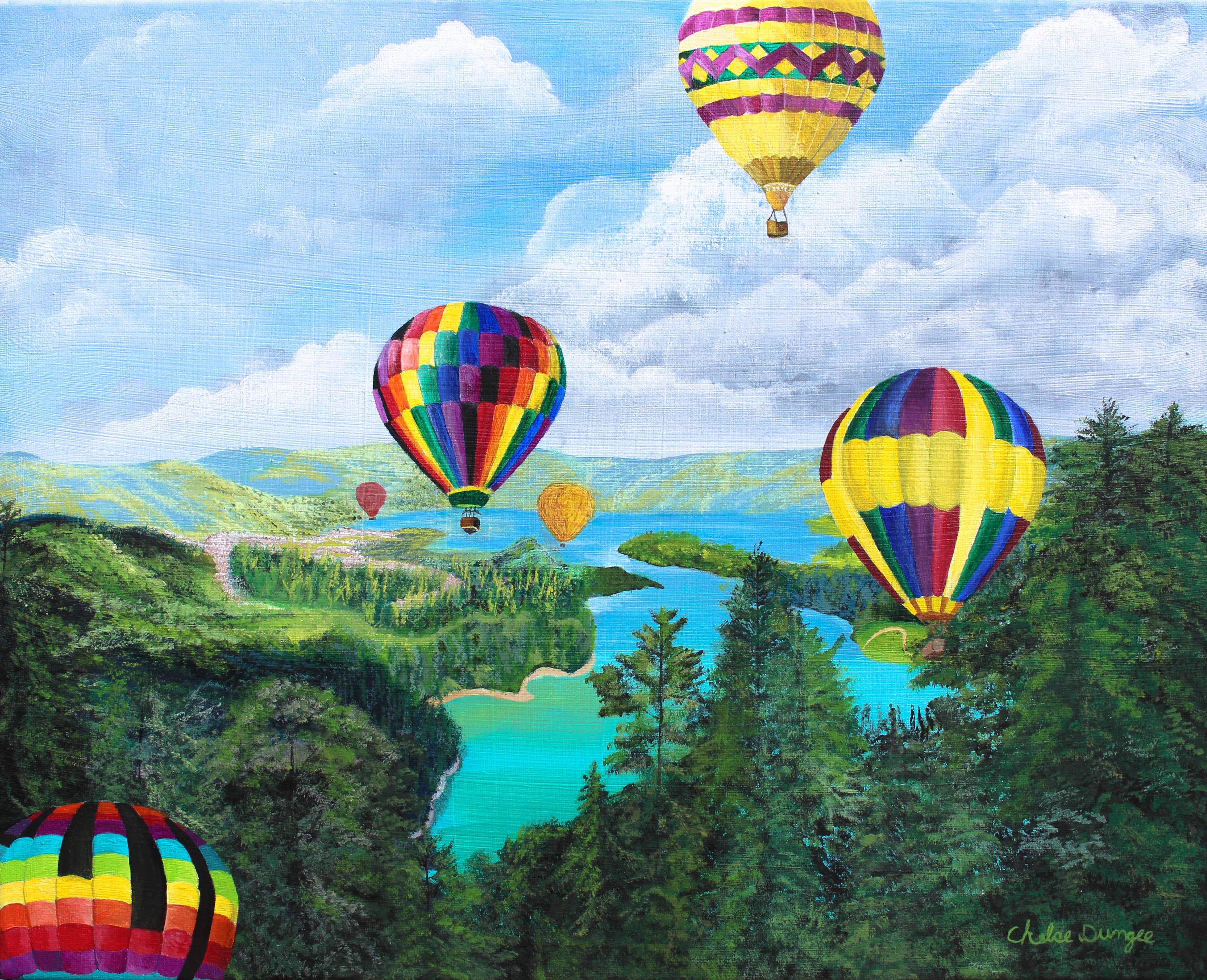 Hot Air Balloons - Fine Art Print