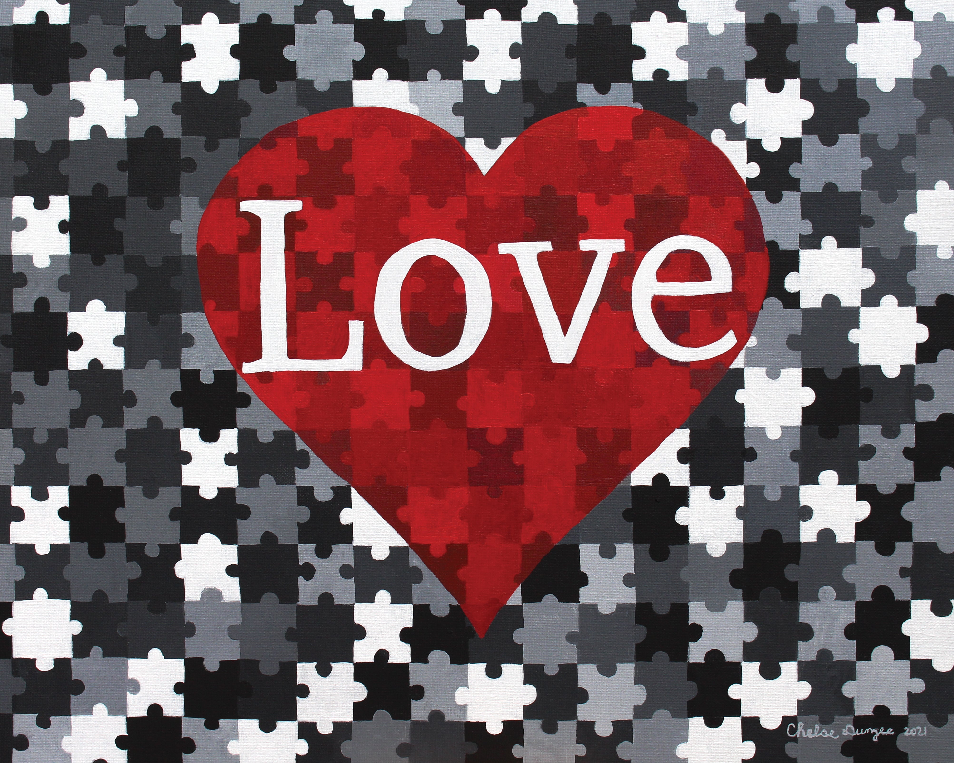 Puzzle of Love- Fine Art Print