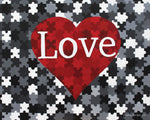 Load image into Gallery viewer, Puzzle of Love- Fine Art Print
