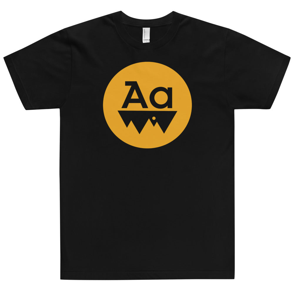 Aaleda's Classic Gold Circle Logo (T-Shirt)
